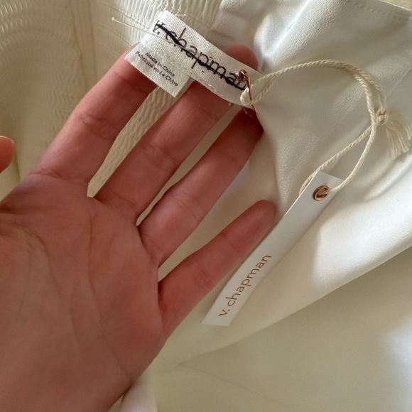 V. Chapman June White Strapless Dress - Picture 7 of 10